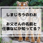 しまじろうのお父さん 名前や職業は?仕事とおかゆ好きを調査